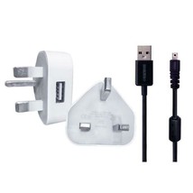 PHILIPS SHB8750 WIRELESS HEADPHONE REPLACEMENT USB WALL CHARGER - £7.91 GBP