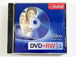 3 Pack Imation DVD+RW Rewritable Sealed Discs 120 Min / 4x NEW - $8.69