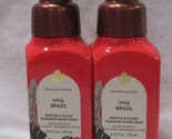 Bath &amp; Body Works Gentle &amp; Clean Foaming Hand Soap Lot Set of 2 VIVA BRAZIL - $30.99