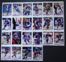 1990-91 Upper Deck UD Winnipeg Jets Team Set of 22 Hockey Cards - £1.58 GBP