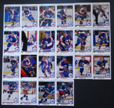 1990-91 Upper Deck UD Winnipeg Jets Team Set of 22 Hockey Cards - £1.50 GBP