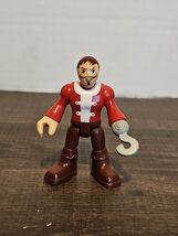 Imaginext Red Pirate Captain Hook Action Figure Ocean Sailing Ship - $19.79