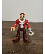 Imaginext Red Pirate Captain Hook Action Figure Ocean Sailing Ship - $19.79