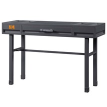 Cargo Vanity Desk, Gunmetal Finish - $313.00