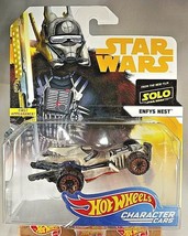 2018 Hot Wheels Star Wars Character Cars Solo ENFYS NEST Gray w/Copper Beadoc SP - £8.64 GBP