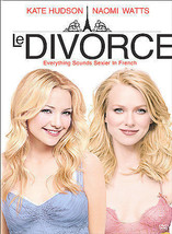 Le Divorce (DVD, 2004, Dual Side) Kate Hudson, Naomi Watts - £7.74 GBP