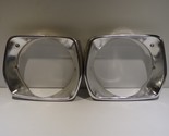 1975 76 Plymouth Duster Headlight Bezels OEM Valiant Scamp - £123.84 GBP