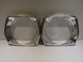 1975 76 Plymouth Duster Headlight Bezels OEM Valiant Scamp - £123.48 GBP