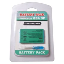 GBA SP rechargeable battery, 3.7v, Game Boy Advance SP, lithium, spare - £11.91 GBP