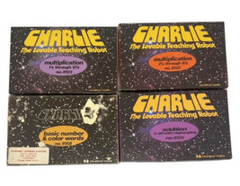 Charlie The Lovable Teaching Robot Cards Lot of 22 Sets Educational Insights VTG - £54.90 GBP