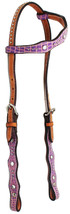 Horse Tack Bridle Western Leather 1 Ear Headstall  92S02 - $39.59