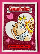 Topps Garbage Pail Kids Jasmine Contois Glitter Sketch Card Disgusting Dating - £124.51 GBP