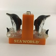 Sea World Theme Park Souvenir Dolphin Salt Pepper Dispenser Collectible Vintage - £14.83 GBP