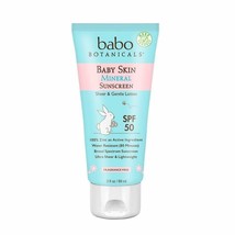 Babo Botanicals Baby Care Baby Mineral Sunscreen Lotion, Fragrance Free (SPF ... - £15.63 GBP