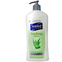 Suave Skin Lotion 18 Ounce Pump Soothing Aloe (532ml) (2 Pack) - £20.72 GBP