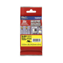 Brother TZE-S621 LABELING TAPE - BLACK;YELLOW - 3/8IN X 26.2 FT. - $39.35