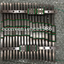 2 x MGR9--600 mm Miniature Liner Rail &amp; 4 MGN9C Rounter Blcok Bearing Ca... - $92.15