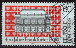 ZAYIX - 1985 Germany 1447 Used Frankfurt Stock Exchange Economics 113022S124M - £1.17 GBP