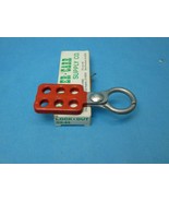 McMaster Carr Osborn OG-80 Lock Out 1&quot; Hasp Aluminum Red 6 Hole New - $9.49