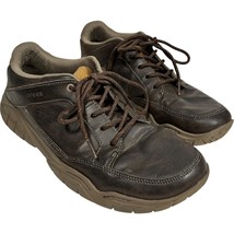 Crocs Swiftwater Hiker Lace Up Shoes Espresso/Walnut 203392 Men&#39;s size 12 - $624.47 MXN