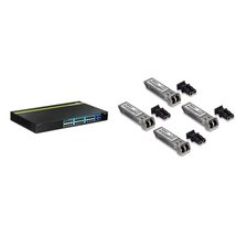 TRENDnet 28-Port Gigabit Web Smart PoE+ Switch, 24 x Gigabit Ports, 4 x Shared G - $507.16