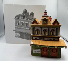 Dept 56 Dickens Village Series &quot;Theatre Royal&quot; #5584-0 1989 Original Box Lighted - £18.87 GBP