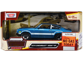1974 Chevrolet Vega GT Blue Metallic w White Stripes Forgotten Classics ... - £32.03 GBP