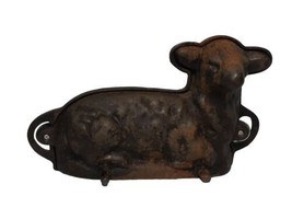 Vintage Cast Iron Pascal Lamb Sheep Cake Bread Mold Baking, #2, 2 Piece. - $97.00