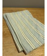 (2) Laura Ashley Green Yellow Striped Vintage Pillowcases Soft  Standard - $361.21 MXN