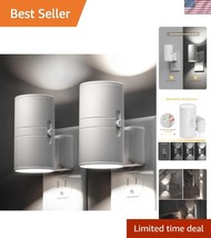 Modern LED Night Light Set - Adjustable Brightness with Dusk-to-Dawn Sensor - $40.50