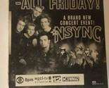 NSYNC Concert TV Guide Print Ad CBS Just Timberlake TPA6 - $5.93