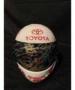 9 Driver Autographed NASCAR Toyota Mini Helmet Kyle Busch Logano Hamlin ... - $3,794.73 MXN