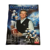 2001 Kentucky Wildcats Football UK Poster Schedule Guy Morris SEC - $380.13 MXN