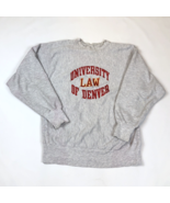 Vintage University Denver Law Champion Reverse Weave Crewneck Sweatshirt... - $111.13 CAD