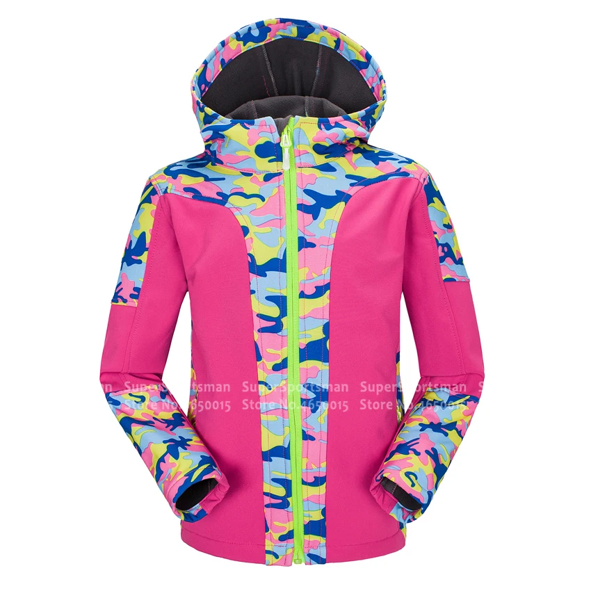 Children Winter Fleece Soft Hunt Jackets Kids Girl Boy Waterproof Windbreaker Ra - £289.62 GBP