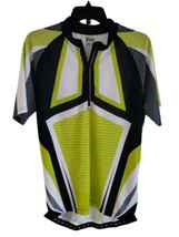 Crivit Multi-color Short Sleeve Cycling Jersey Men&#39;s Size XL 1/4 Zip Bac... - £10.30 GBP