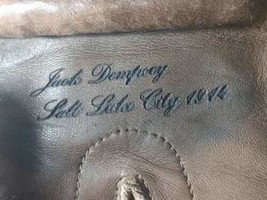 Vintage Boxing Jack Dempsey Salt Lake city 1914 Brown boxing gloves - $235.00