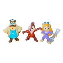 Lot Of 3 Vintage 1991 Kelloggs Disney Chip N Dale Rescue Rangers 2&quot; PVC Figures - £7.99 GBP