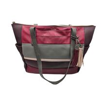 Relic Women&#39;s Multicolor Tote Shoulder Bag Purples, Pinks, Gray Large - $11.85