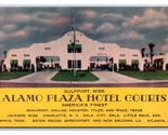 Alama Plaza Hotel Courts Motel Gulfport Mississippi Ms Unp Cromo Cartoli... - $5.08