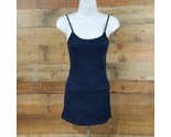 Zenana Outfitters Spaghetti Strap Tank Top Women&#39;s Size S Navy Blue Mesh... - £6.65 GBP