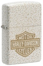 Zippo Lighter 49467 - Harley-Davidson® Bar and Shield Logo Mercury Glass  - £24.81 GBP