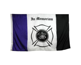 3&#39;x5&#39; Firefighter Mourning Flag - $334.98 MXN