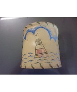 Vintage Nautical Lamp Seagulls over red seabuoy  Shade 1950&#39;s - $1,182.44 MXN