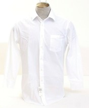 Van Heusen White Athletic Fit Button Front Pocket Shirt  L  16 1/2  32/33  Men&#39;s - £36.67 GBP