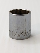 Vintage Craftsman -VV- 47515 1-1/16” 12 Point 1/2” Drive Socket - $10.89