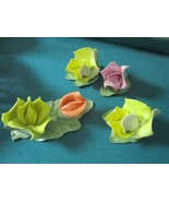 AQUINCUM FLOWERS 1 X 4&quot;  3 X 2&quot; CARD HOLDERS  A1 - €54,03 EUR