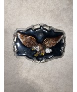The Great American Buckle &#39;&#39;Eagle&#39;&#39; Belt Buckle Made In USA Copyright 1983 - £7.44 GBP