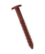 Burgundy Red Shutter Lok Fasteners 12-Pack Vinyl Spike Screws for Exteri... - $402.26 MXN