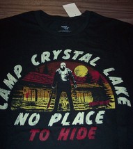 Vintage Style Friday The 13th Jason Camp Crystal Lake T-Shirt Mens Small New - £15.77 GBP